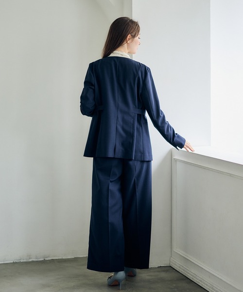 12Twelve Agenda(トゥエルブ アジェンダ)の「配色デザインパンツ(その他パンツ・レディース・ライトグレー/ネイビー・M/S)」の9枚目の写真