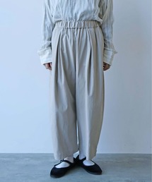 yuni | 60/2強撚twill ゴムタックパンツ　1701PT021261(その他パンツ)