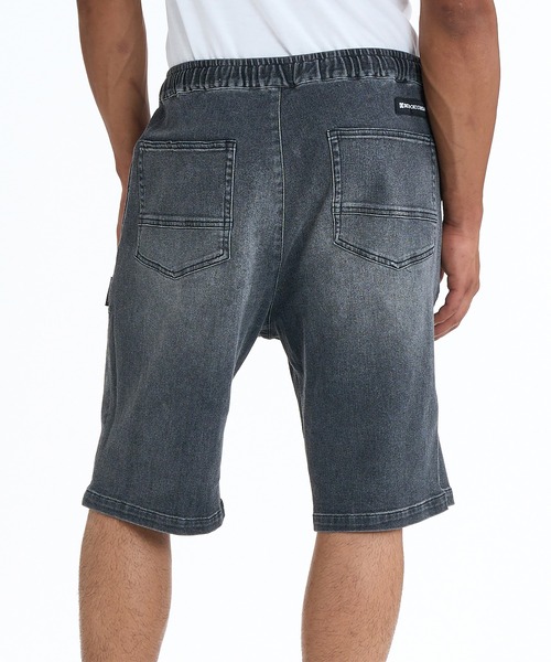 DC（ディーシー）の「DC/ディーシー ショーツ 26 WIDE SHORT DWS261015（その他パンツ・メンズ・ライトブラック/ライトインディゴブルー・XL/M/L）」の3枚目の写真