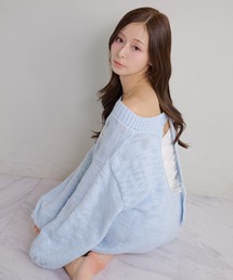 Seemi. byNICECLAUP（ シーミーバイナイスクラップ）の「【Seemi.】スラブニットチュニックワンピース（チュニック）」