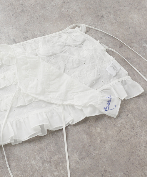 U by SPICK&SPAN（ユーバイスピックアンドスパン）の「【OURSAALTY / アワソルティ】 Aloha Wrap Cover Up（スカート・レディース・ホワイト・FREE）」の7枚目の写真