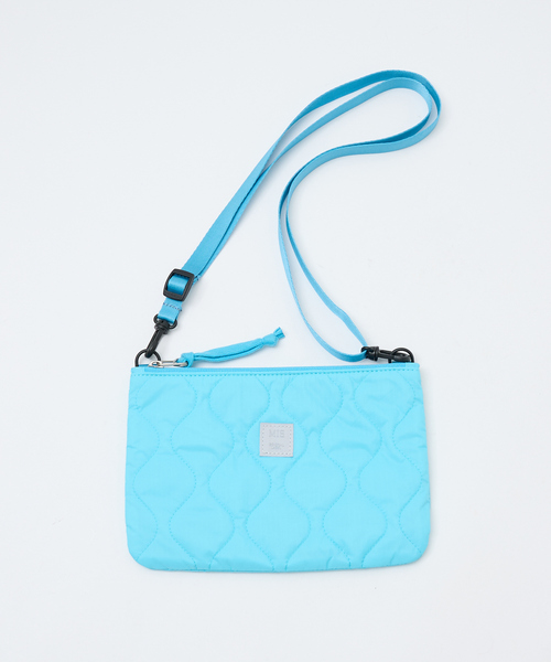 MIS（エムアイエス）の「【MIS/エムアイエス】ミリタリーキルトサコッシュ / 2WAY（ボディバッグ/ウエストポーチ・レディース・ピンク/ベージュ/ブラック/ブルー・フリー）」の18枚目の写真