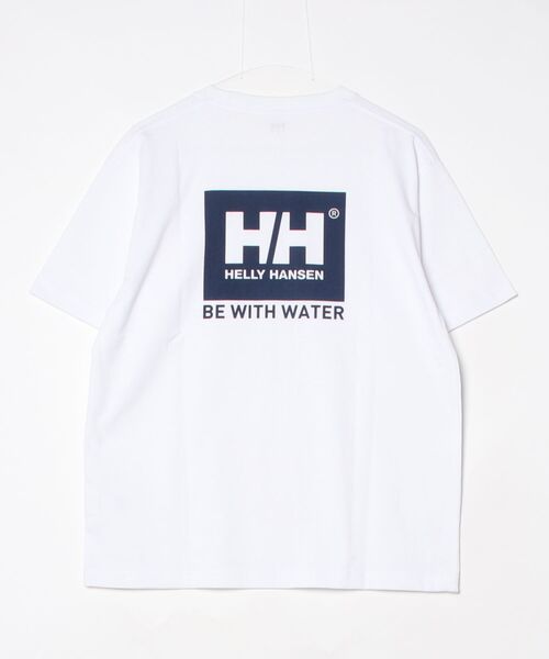 HELLY HANSEN（ヘリーハンセン）の「【HELLY HANSEN】S/S Be With Water Logo Tee（Tシャツ/カットソー・メンズ・ホワイト/ネイビー・MEDIUM/LARGE/X-LARGE）」の4枚目の写真