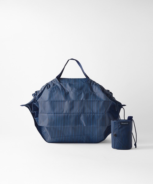 Shupatto(シュパット)の「マーナ(marna) Shupatto 保冷バッグ 20L 一気にたためる(エコバッグ/サブバッグ・レディース・ナチュラル/インディゴブルー・M)」の10枚目の写真
