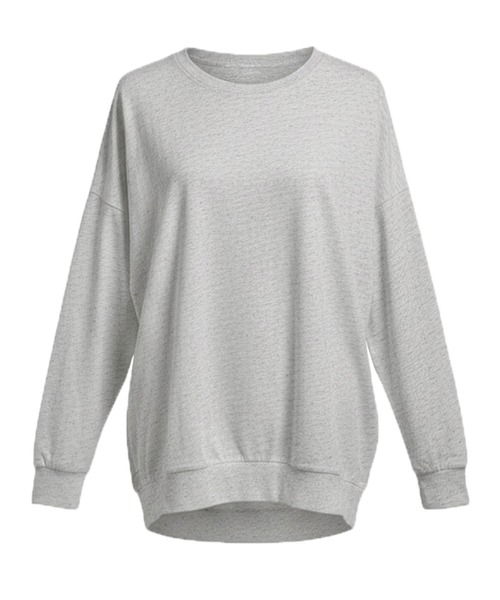 coca(coca)(コカ)の「ドルマンスリーブ長袖Tシャツ(Tシャツ/カットソー・レディース・ライトグレー/ホワイト・L/M/S)」の21枚目の写真