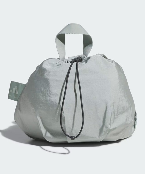 adidas（アディダス）の「adidas/アディダス ショルダーバッグ 巾着バッグ マストハブス スモール バッグ 4.5L O3943（ショルダーバッグ・レディース・ブラック/ミント・FREE）」の9枚目の写真