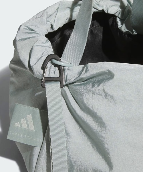 adidas（アディダス）の「adidas/アディダス ショルダーバッグ 巾着バッグ マストハブス スモール バッグ 4.5L O3943（ショルダーバッグ・レディース・ブラック/ミント・FREE）」の12枚目の写真