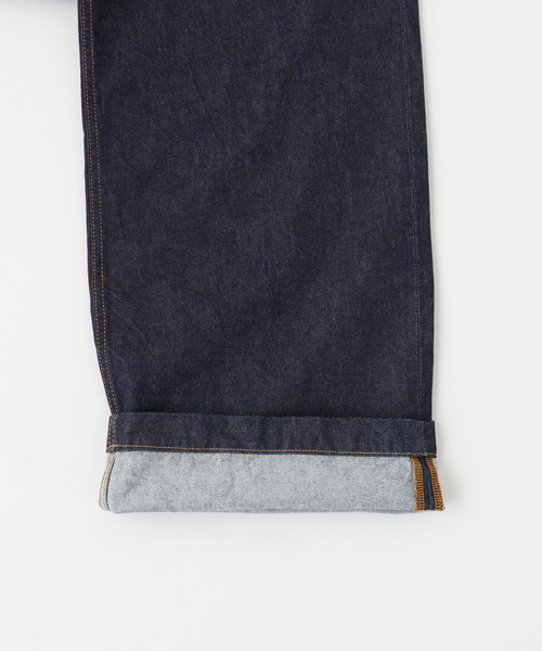 MATSUFUJI(マツフジ)の「MATSUFUJI / マツフジ WIDE DENIM TROUSERS(デニムパンツ・メンズ・ネイビー・3/2)」の4枚目の写真
