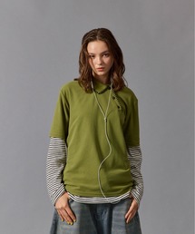 CIVVY.(�V���B�\)��Bias Stitch Polo - �o�C�A�X �X�e�b�` �|���V���c -(�|���V���c)