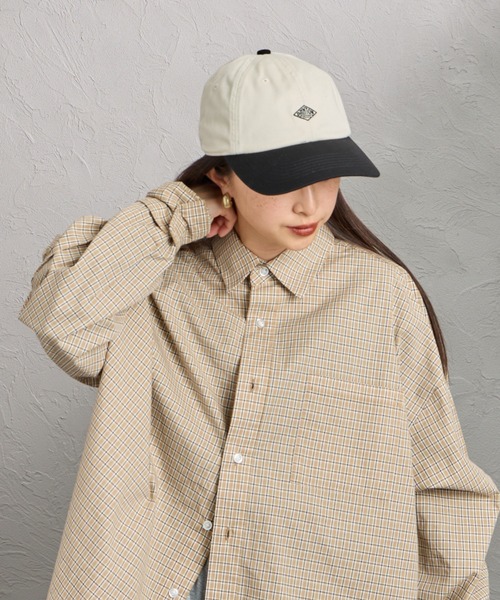 DANTON（ダントン）の「[DANTON/ダントン] 6パネル チノクロスバイカラーキャップ（キャップ・レディース・ライトベージュ/キナリ・F）」の9枚目の写真