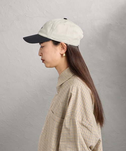 DANTON（ダントン）の「[DANTON/ダントン] 6パネル チノクロスバイカラーキャップ（キャップ・レディース・ライトベージュ/キナリ・F）」の10枚目の写真