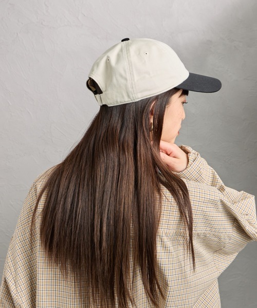 DANTON（ダントン）の「[DANTON/ダントン] 6パネル チノクロスバイカラーキャップ（キャップ・レディース・ライトベージュ/キナリ・F）」の11枚目の写真
