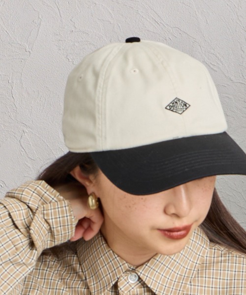 DANTON（ダントン）の「[DANTON/ダントン] 6パネル チノクロスバイカラーキャップ（キャップ・レディース・ライトベージュ/キナリ・F）」の12枚目の写真