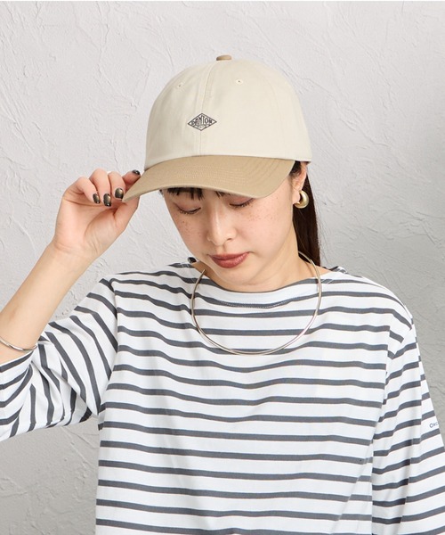 DANTON（ダントン）の「[DANTON/ダントン] 6パネル チノクロスバイカラーキャップ（キャップ・レディース・ライトベージュ/キナリ・F）」の15枚目の写真