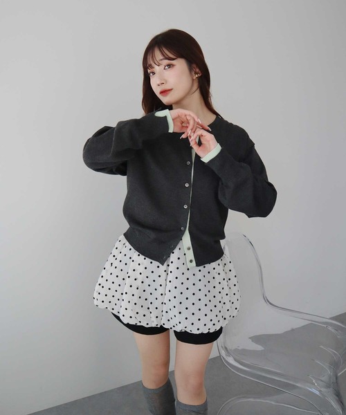 earth music&ecology（アースミュージックアンドエコロジー）の「【UVカット】カラーコンビニットカーディガン（カーディガン/ボレロ・レディース・チャコールグレー/グレー/アイボリー/ベージュ・FREE）」の9枚目の写真