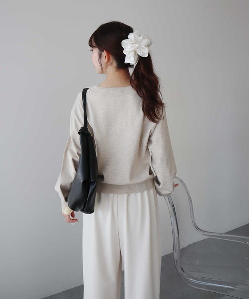 earth music&ecology（アースミュージックアンドエコロジー）の「【UVカット】カラーコンビニットカーディガン（カーディガン/ボレロ・レディース・チャコールグレー/グレー/アイボリー/ベージュ・FREE）」の21枚目の写真