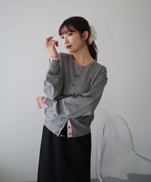 セール】【UVカット】カラーコンビニットカーディガン（カーディガン