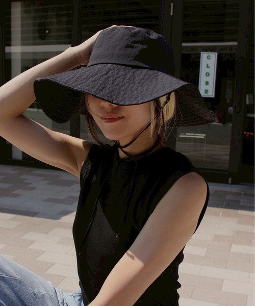 mikuさんerikaさんコラボ UVカット99% 帽子 レディース【接触冷感