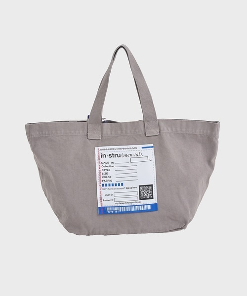 MIHARAYASUHIRO/ミハラヤスヒロ】COTTON CANVAS TOTE BAG/in・stru(men