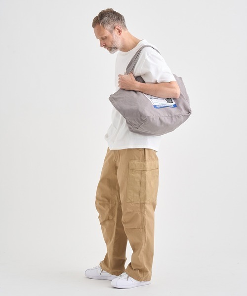 In・stru(men-tal).（インストルメンタル）の「【MIHARAYASUHIRO/ミハラヤスヒロ】COTTON CANVAS TOTE BAG/in・stru(men-tal).（トートバッグ・メンズ・ブラック/ライトグレー・FREE）」の15枚目の写真