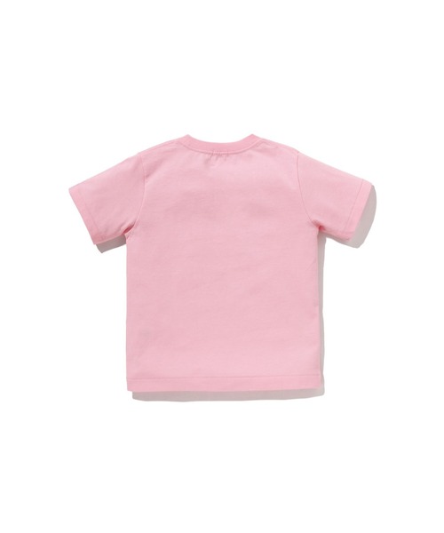 A BATHING APE（アベイシングエイプ）の「ALL BABY MILO MULTI MILO ON BIG APE TEE（Tシャツ/カットソー・キッズ・ピンク/ホワイト/ブラック/オレンジ・100/120/140/130/110/90）」の7枚目の写真