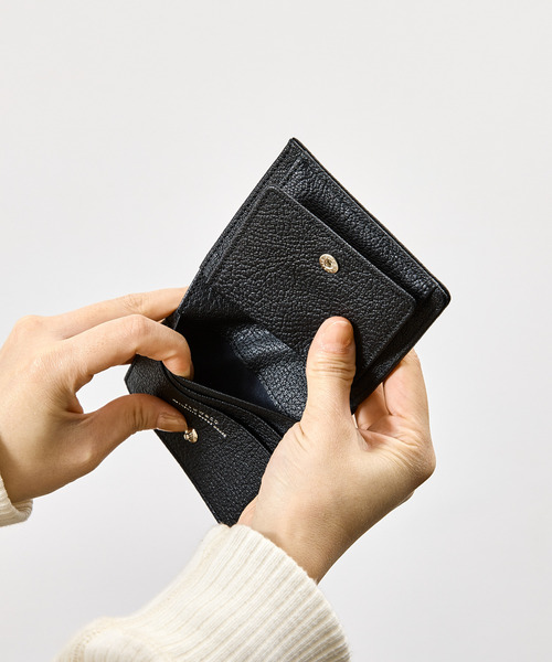 SLOW(スロウ)の「SLOW スロウ / goat-smart mini wallet- JULLIEN社マドラスゴートレザーミニウォレット 2つ折り 小さい財布 / 333S147S(財布・メンズ・ブラック/ブルー/グレー/グリーン/ベージュ/イエロー・FREE)」の9枚目の写真