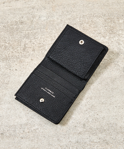 SLOW(スロウ)の「SLOW スロウ / goat-smart mini wallet- JULLIEN社マドラスゴートレザーミニウォレット 2つ折り 小さい財布 / 333S147S(財布・メンズ・ブラック/ブルー/グレー/グリーン/ベージュ/イエロー・FREE)」の15枚目の写真