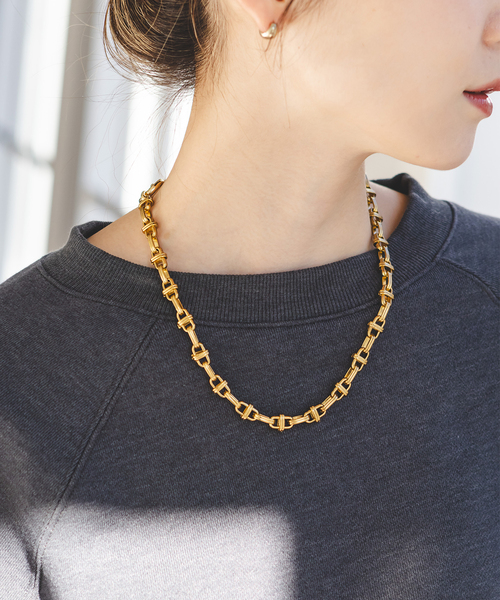 in mood（インムード）の「《NOBLE別注・WEB限定追加5》 in mood/インムード HI-チェーンネックレス（ネックレス・レディース・ゴールド・FREE）」の8枚目の写真