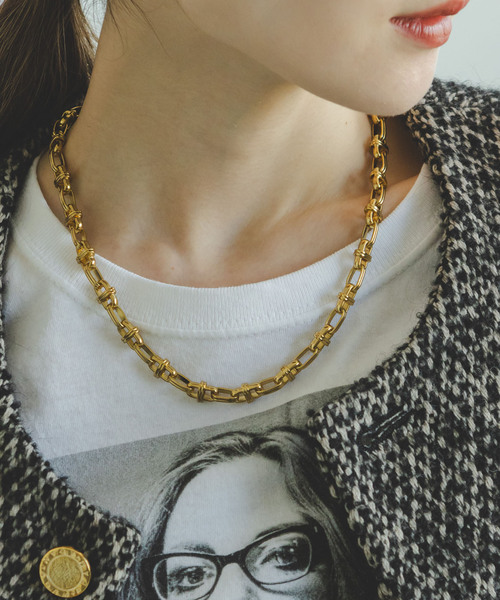 in mood（インムード）の「《NOBLE別注・WEB限定追加5》 in mood/インムード HI-チェーンネックレス（ネックレス・レディース・ゴールド・FREE）」の15枚目の写真