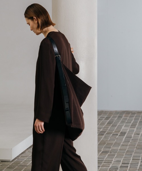 CREDONA（クレドナ）の「CHECK JQ MESSENGER BAG/チェックジャガードメッセンジャーバッグ（メッセンジャーバッグ・レディース・ベージュ/ブラウン・FREE）」の11枚目の写真