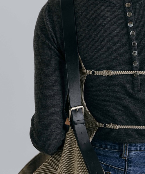 CREDONA（クレドナ）の「CHECK JQ MESSENGER BAG/チェックジャガードメッセンジャーバッグ（メッセンジャーバッグ・レディース・ベージュ/ブラウン・FREE）」の8枚目の写真