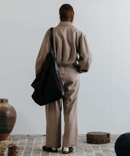 CREDONA（クレドナ）の「CHECK JQ MESSENGER BAG/チェックジャガードメッセンジャーバッグ（メッセンジャーバッグ・レディース・ベージュ/ブラウン・FREE）」の17枚目の写真