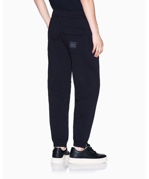 ARMANI EXCHANGE(アルマーニエクスチェンジ)の「【A|X アルマーニ エクスチェンジ】ボンデッドストレッチ スウェットジョガーパンツ(スウェットパンツ・メンズ・ダークネイビー・XX-LARGE/X-LARGE/LARGE)」の2枚目の写真