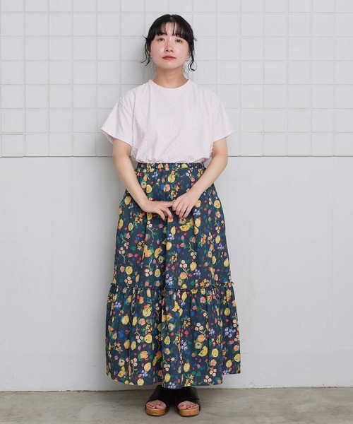 l'atelier du savon(アトリエドサボン)の「_小ドットパイル半袖Tシャツ(Tシャツ/カットソー・レディース・ブラック/アイボリー/ピンク・FREE)」の20枚目の写真