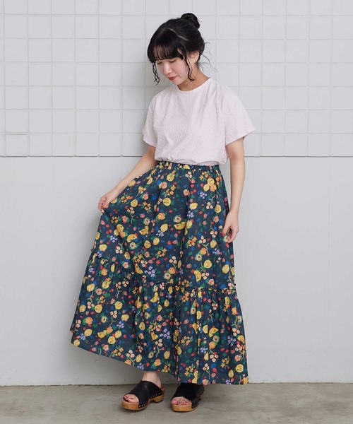 l'atelier du savon(アトリエドサボン)の「_小ドットパイル半袖Tシャツ(Tシャツ/カットソー・レディース・ブラック/アイボリー/ピンク・FREE)」の21枚目の写真