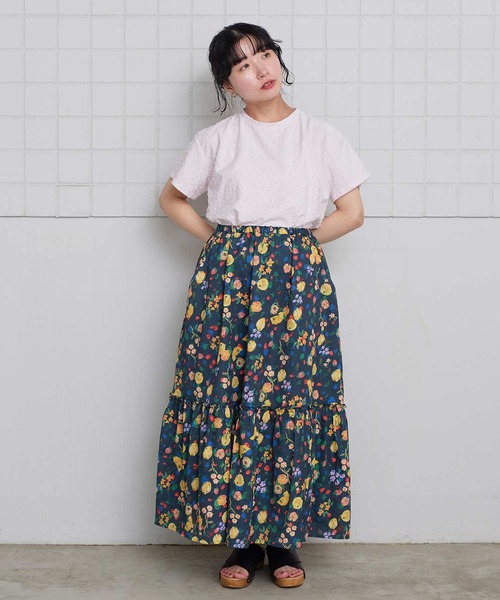 l'atelier du savon(アトリエドサボン)の「_小ドットパイル半袖Tシャツ(Tシャツ/カットソー・レディース・ブラック/アイボリー/ピンク・FREE)」の22枚目の写真