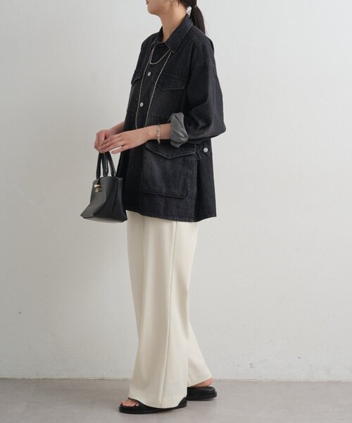 LOUNGEDRESS（ラウンジドレス）の「【ainode/アイノデ】カバーオール（その他アウター・レディース・ブラック/ブルー・FREE）」の5枚目の写真