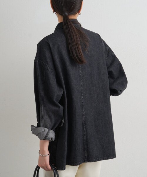 LOUNGEDRESS（ラウンジドレス）の「【ainode/アイノデ】カバーオール（その他アウター・レディース・ブラック/ブルー・FREE）」の10枚目の写真