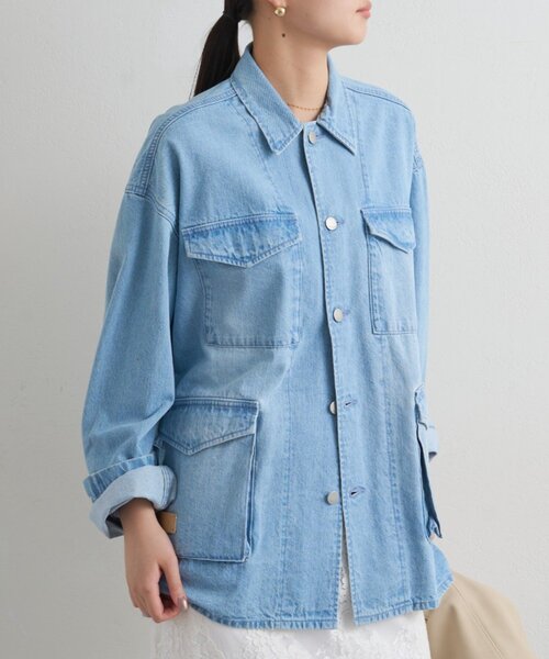 LOUNGEDRESS（ラウンジドレス）の「【ainode/アイノデ】カバーオール（その他アウター・レディース・ブラック/ブルー・FREE）」の16枚目の写真