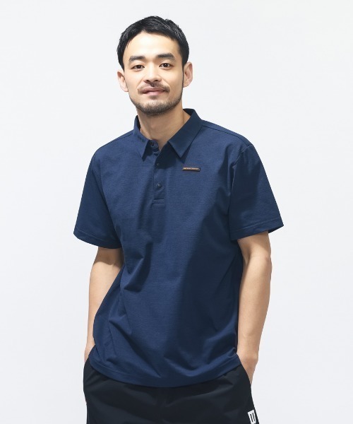 TIGORA by BEAMS DESIGN（ティゴラバイビームスデザイン）の「ティゴラ ビームス TIGORA by BEAMS DESIGN トレーニングポロシャツ（ポロシャツ・メンズ・ブラック/ネイビー/ホワイト・M/L/LL/3L）」の3枚目の写真
