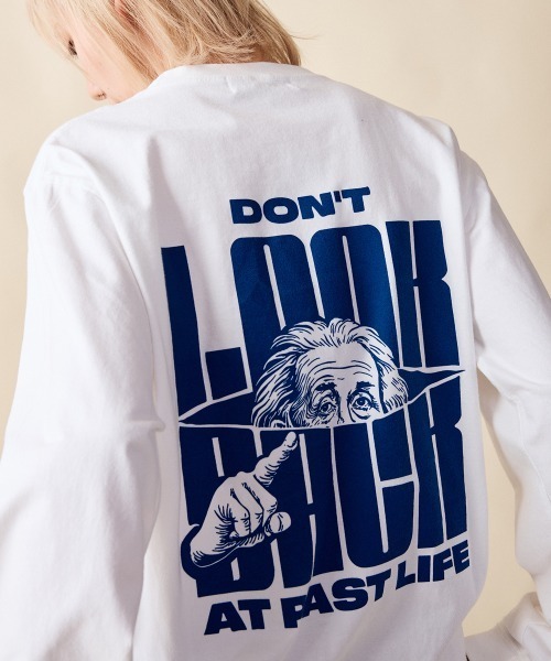 rehacer（レアセル）の「rehacer : Mind Free L/S T-shirt  / マインドフリー ロングスリーブ Tシャツ（Tシャツ/カットソー・レディース・ホワイト/スミクロ・MEDIUM/LARGE/SMALL）」の6枚目の写真