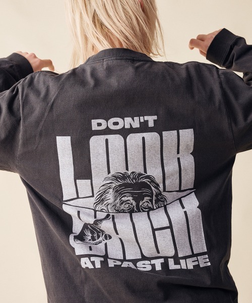 rehacer（レアセル）の「rehacer : Mind Free L/S T-shirt  / マインドフリー ロングスリーブ Tシャツ（Tシャツ/カットソー・レディース・ホワイト/スミクロ・MEDIUM/LARGE/SMALL）」の9枚目の写真