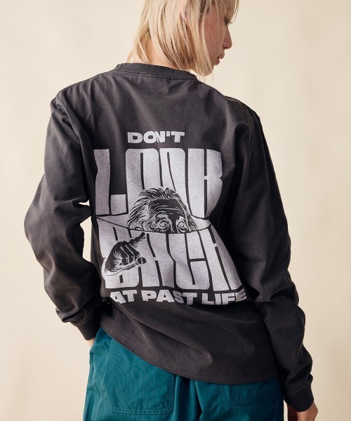 rehacer（レアセル）の「rehacer : Mind Free L/S T-shirt  / マインドフリー ロングスリーブ Tシャツ（Tシャツ/カットソー・レディース・ホワイト/スミクロ・MEDIUM/LARGE/SMALL）」の10枚目の写真
