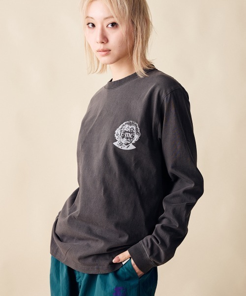 rehacer（レアセル）の「rehacer : Mind Free L/S T-shirt  / マインドフリー ロングスリーブ Tシャツ（Tシャツ/カットソー・レディース・ホワイト/スミクロ・MEDIUM/LARGE/SMALL）」の13枚目の写真