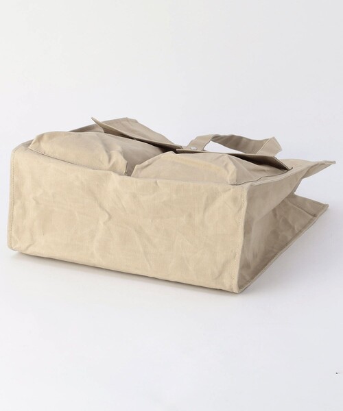 SUBLIME（サブライム）の「SUBLIME/サブライム PARAFIN  SQUARE TOTE BAG パラフィン スクエアトートバッグ（トートバッグ・メンズ・ブラック/ナチュラル/ベージュ・ONE SIZE）」の11枚目の写真