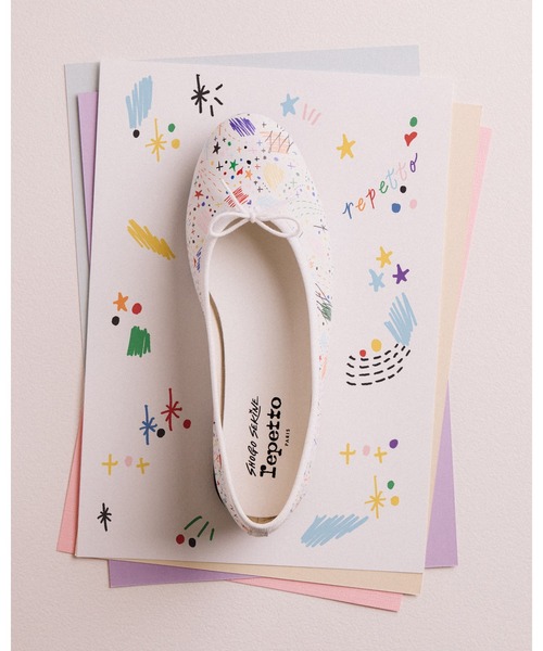 Repetto(レペット)の「Shogo Sekine × Repetto - Cendrillon Haute バレエフラット - ラバーソール - EUサイズ / V4257SHGGRF(バレエシューズ・レディース・ホワイト・37/37.5)」の3枚目の写真