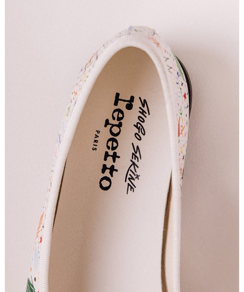 Repetto(レペット)の「Shogo Sekine × Repetto - Cendrillon Haute バレエフラット - ラバーソール - EUサイズ / V4257SHGGRF(バレエシューズ・レディース・ホワイト・37/37.5)」の9枚目の写真
