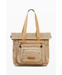 Desigual | 大きなラフィア多機能バックパック(バックパック/リュック)