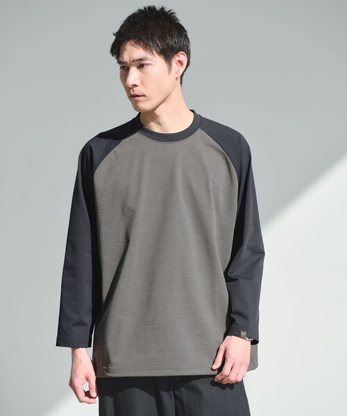 DAIWA（ダイワ）の「【別注】＜DAIWA＞GLR 合繊 ラグラン Tシャツ（Tシャツ/カットソー・メンズ・ブラック/グレー系/オフホワイト・M/L/XL）」の3枚目の写真