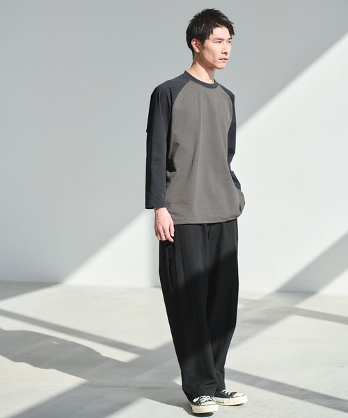 DAIWA（ダイワ）の「【別注】＜DAIWA＞GLR 合繊 ラグラン Tシャツ（Tシャツ/カットソー・メンズ・ブラック/グレー系/オフホワイト・M/L/XL）」の13枚目の写真